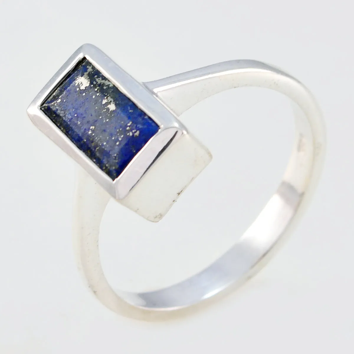 Pulchritudinous Gem Lapis Lazuli Silver Ring Southern Stamped Jewelry