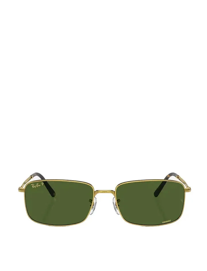 Ray-Ban RB3717 145 57 Polarized Sunglasses Legend Gold / Polar Dark Green