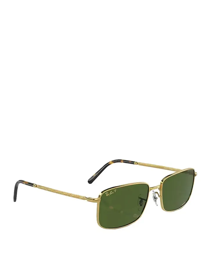 Ray-Ban RB3717 145 57 Polarized Sunglasses Legend Gold / Polar Dark Green