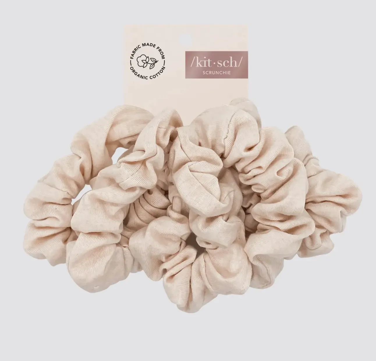 Scrunchies -Organic Cotton - Cream