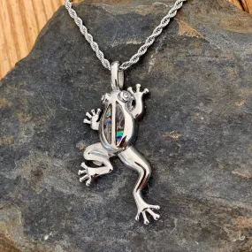 Sea Shell - Frog Pendant - Rope Necklace - SK2566