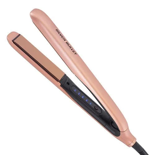 SILVER BULLET SLEAK HEAT CERAMIC IRON 230C, 25MM- ROSE GOLD