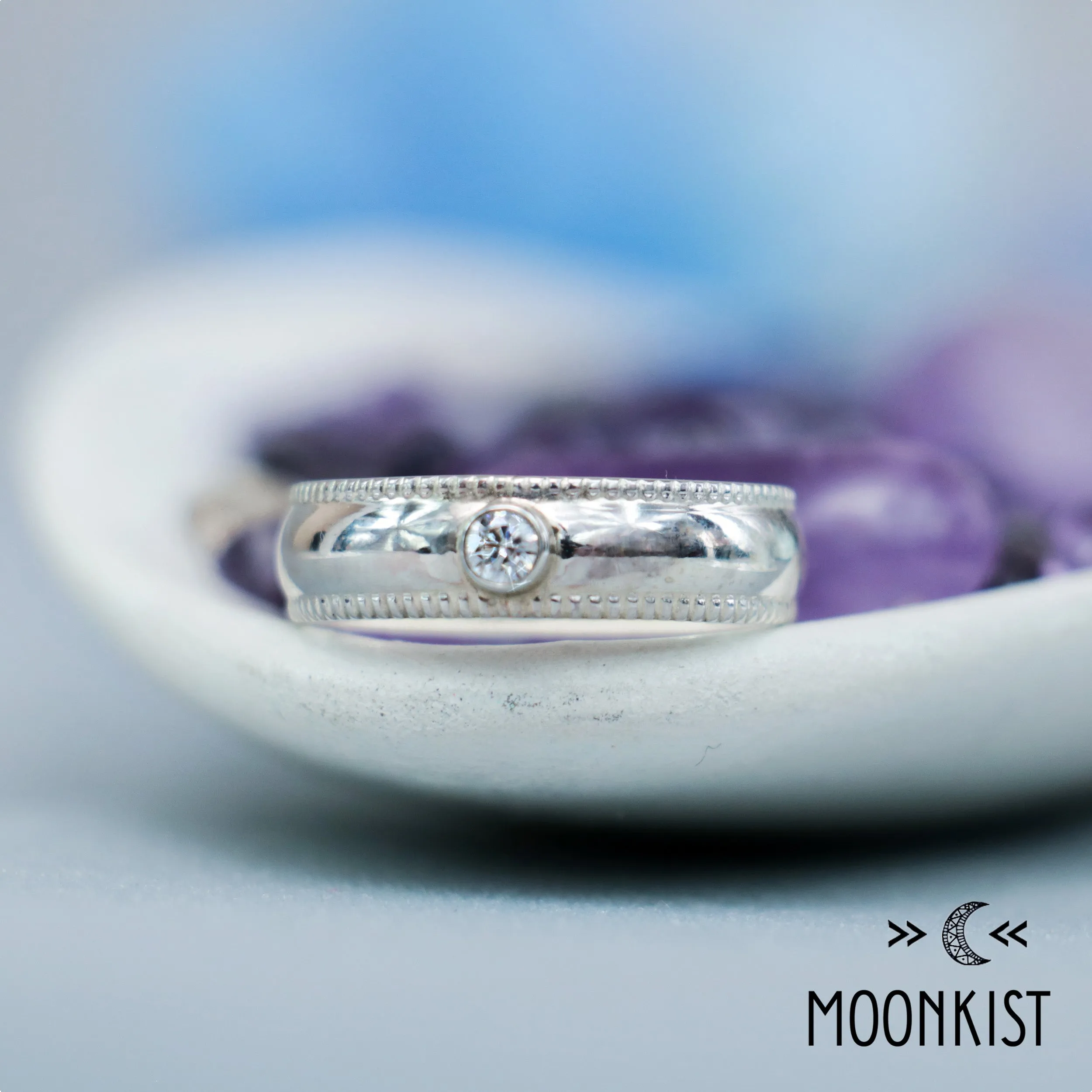 Sterling Silver Classic Wedding Band | Moonkist Designs