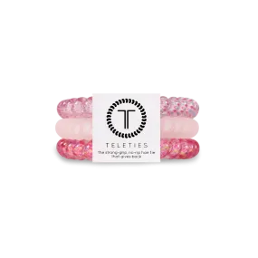 Teleties Hair Tie - Small Band Pack of 3 - Made Me Blush