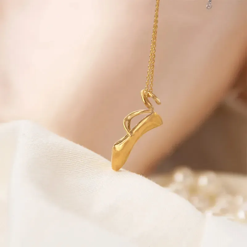 The Little Pointe Shoe Necklace