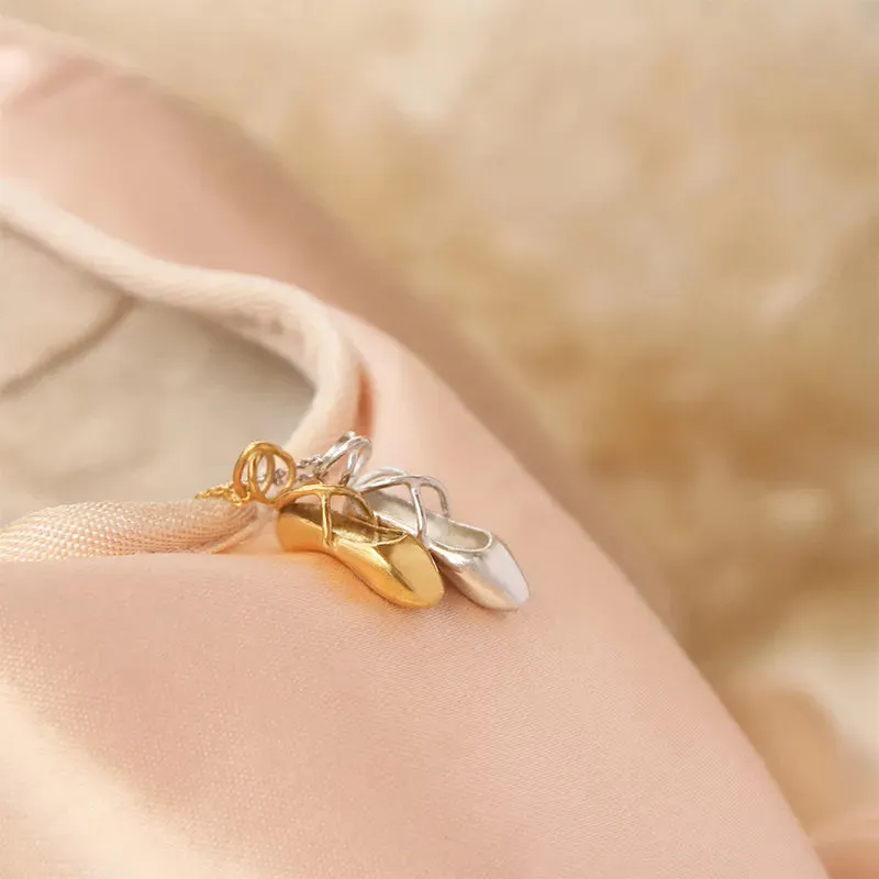 The Little Pointe Shoe Necklace