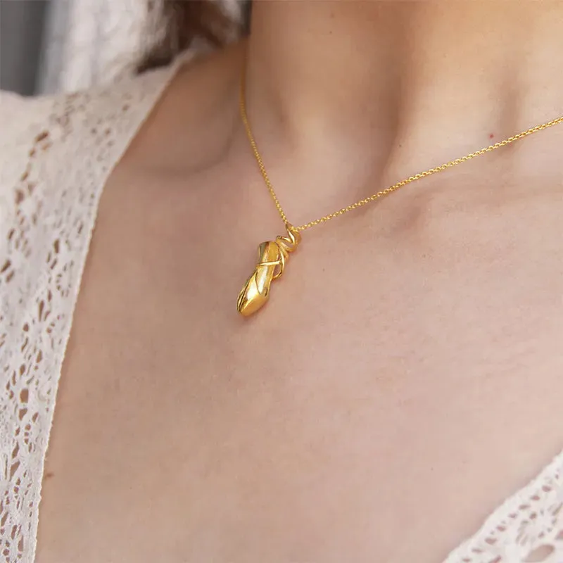 The Little Pointe Shoe Necklace