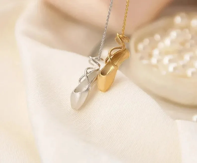 The Little Pointe Shoe Necklace