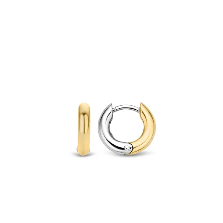 Ti Sento Two-Tone Small Hoop Earrings