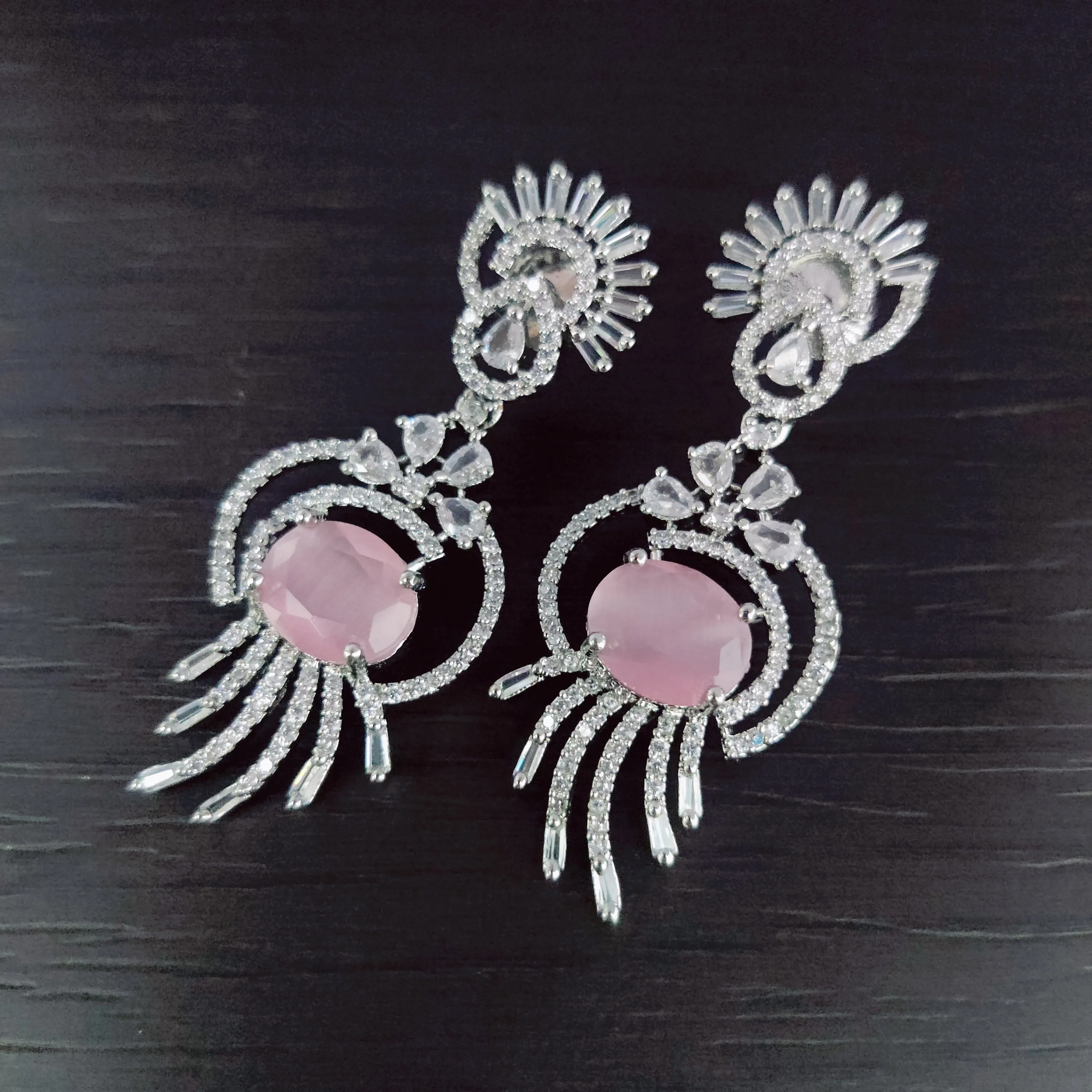 Timeless Rhodium Earrings