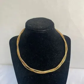 Vermeil 925 Woven Choker Necklace