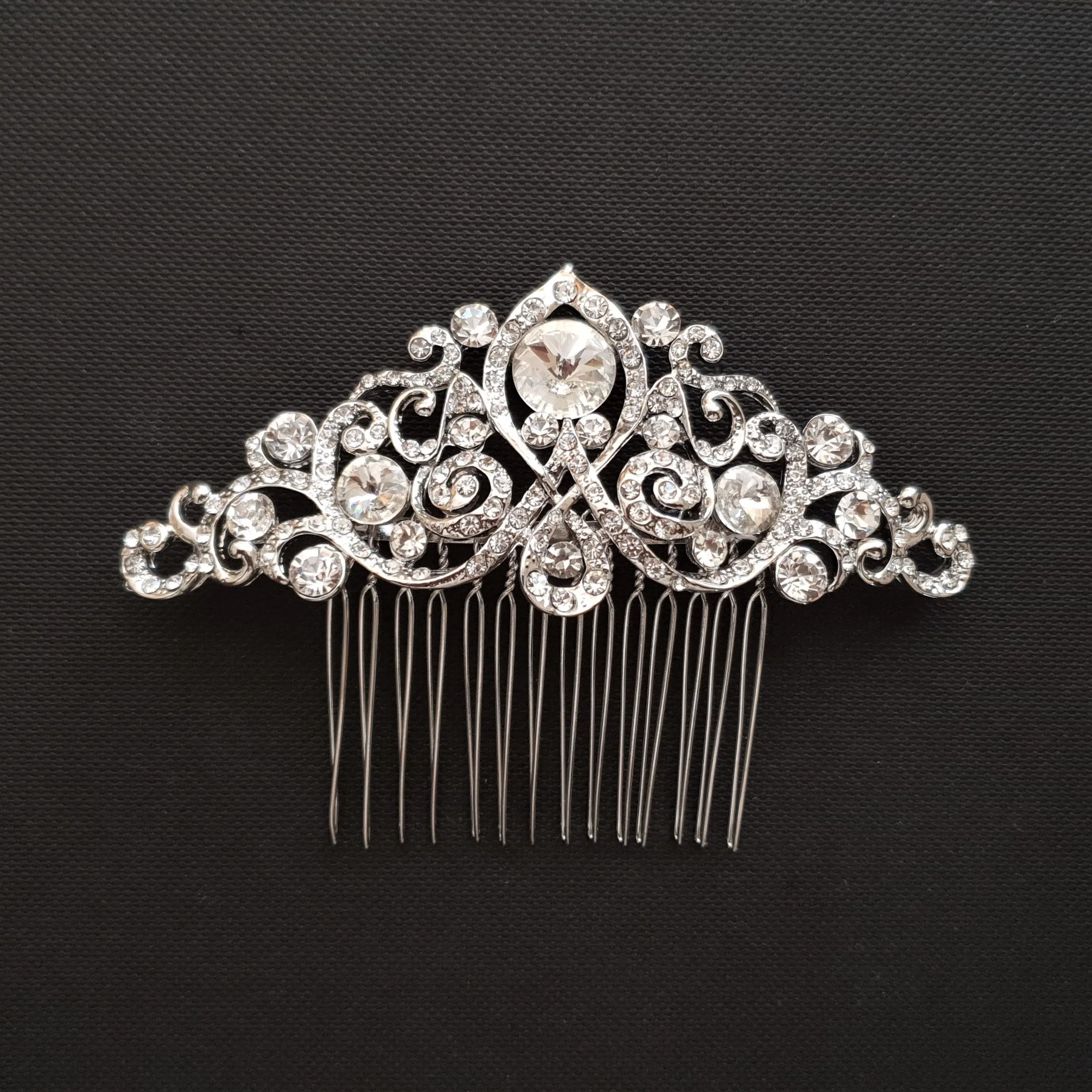 Vintage Wedding Hair Comb-Estelle