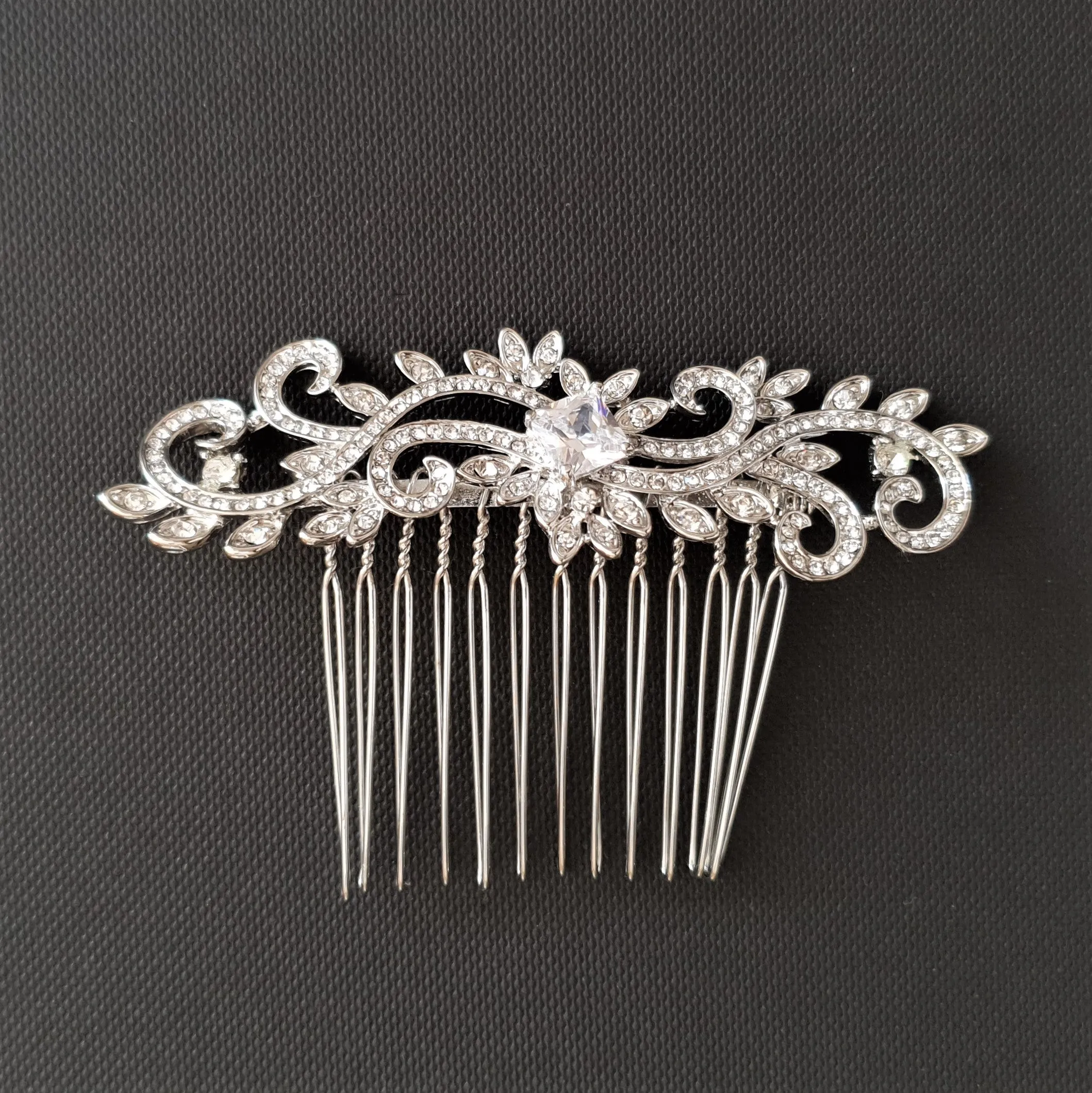 Vintage Wedding Hair Piece With Modern Twist-Audrey