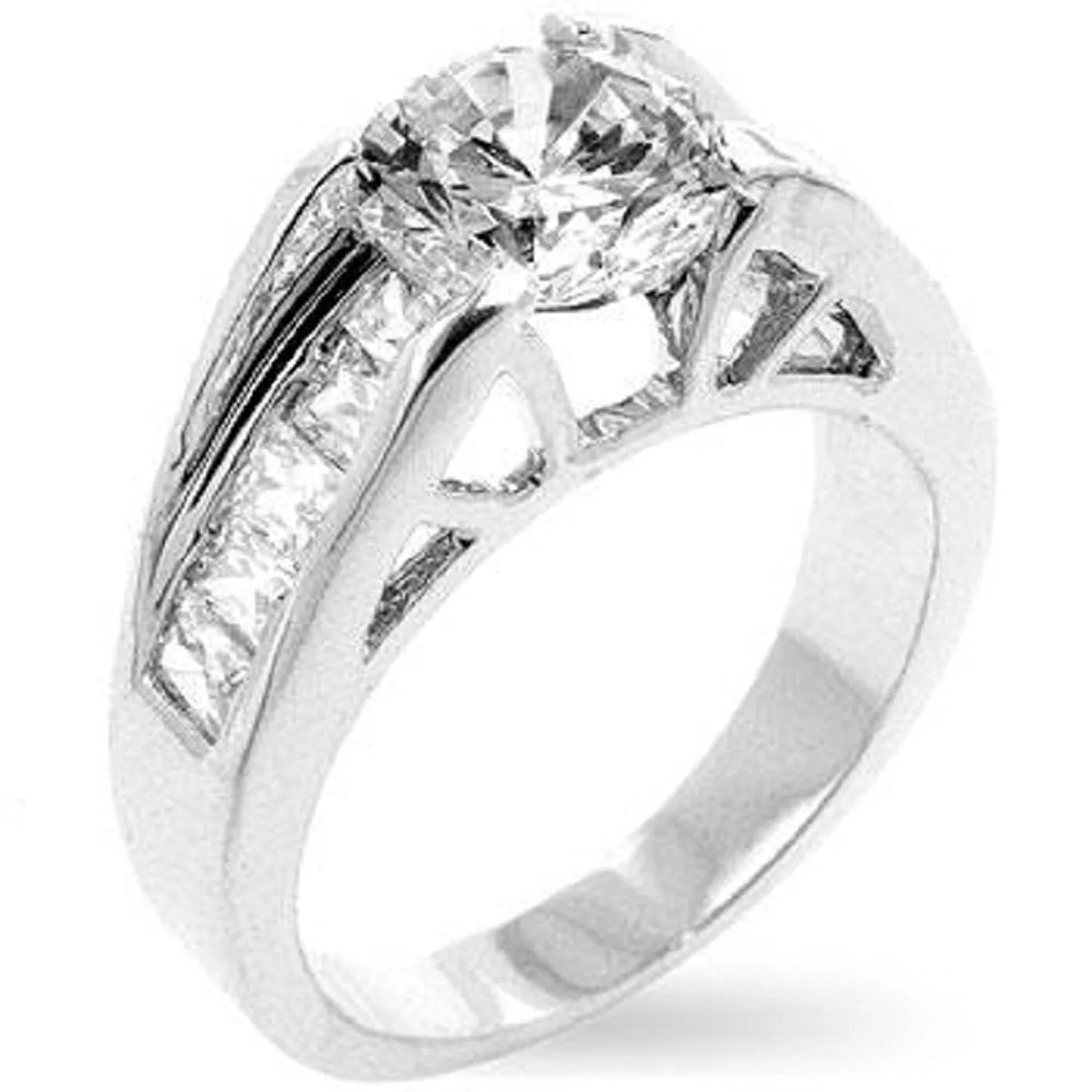 WildKlass Timeless Clear Engagement Ring